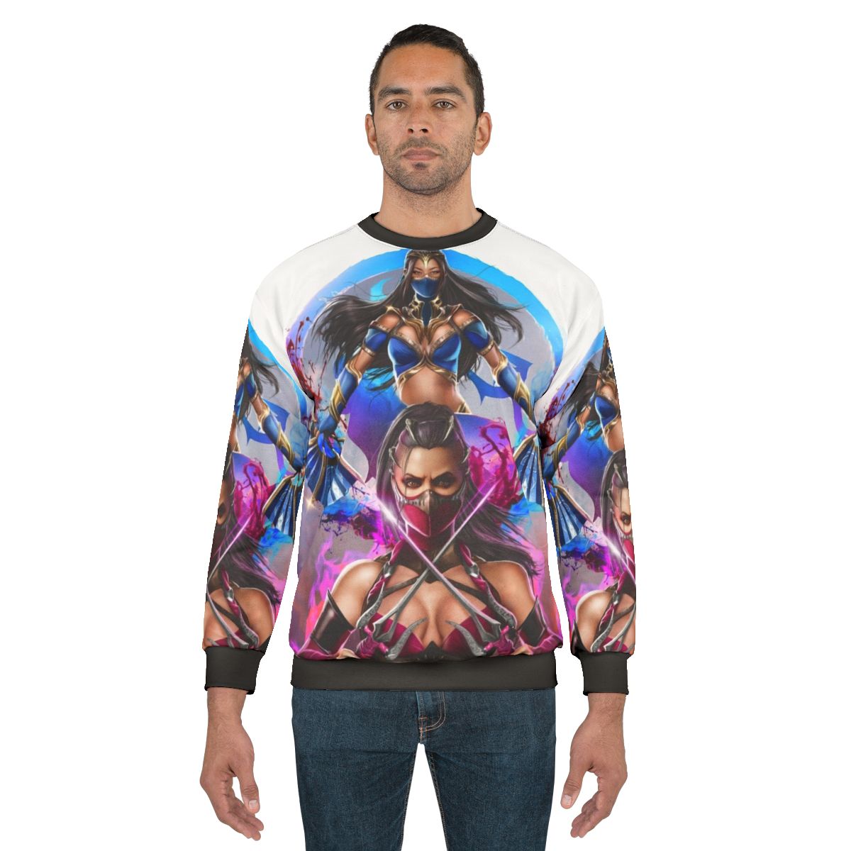New Era cosplay sweatshirt with fantasy and gaming design