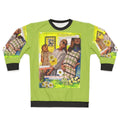 Vintage collage fashion sweatshirt for women