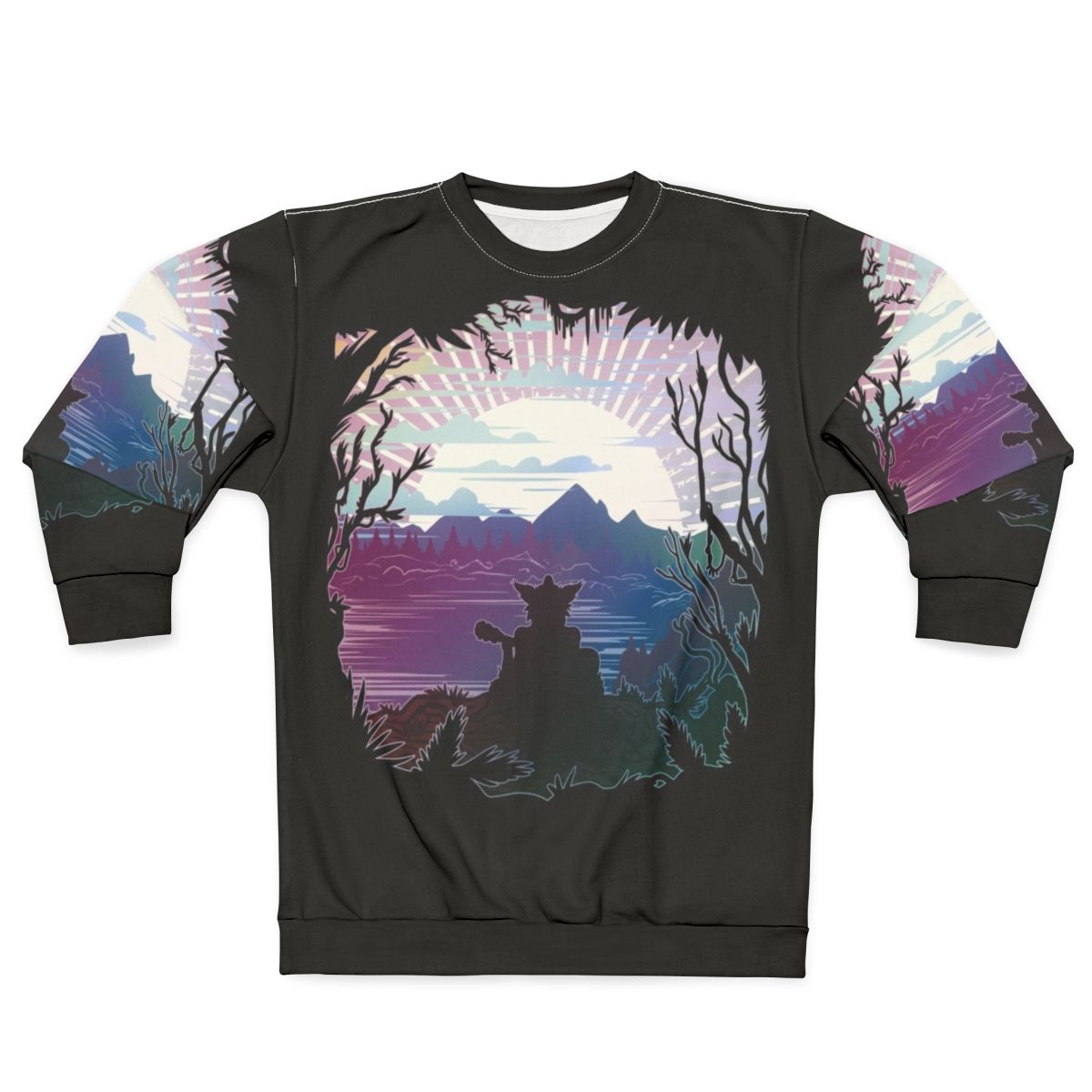 New Horizons Sweatshirt with Furry Music Anthology design