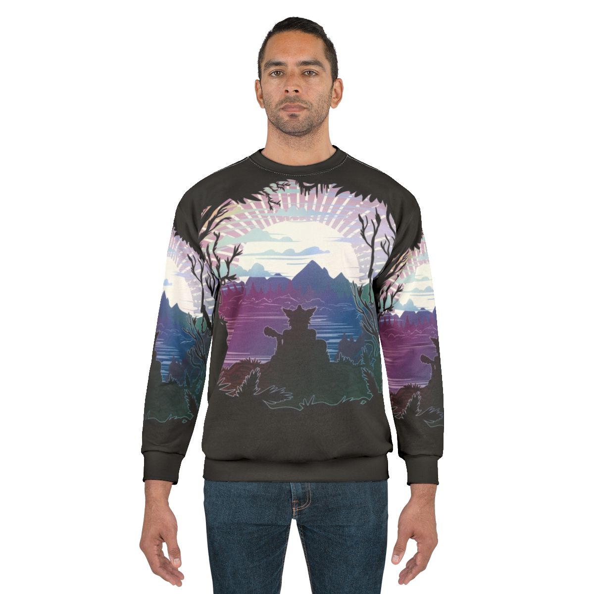 New Horizons Sweatshirt with Furry Music Anthology design