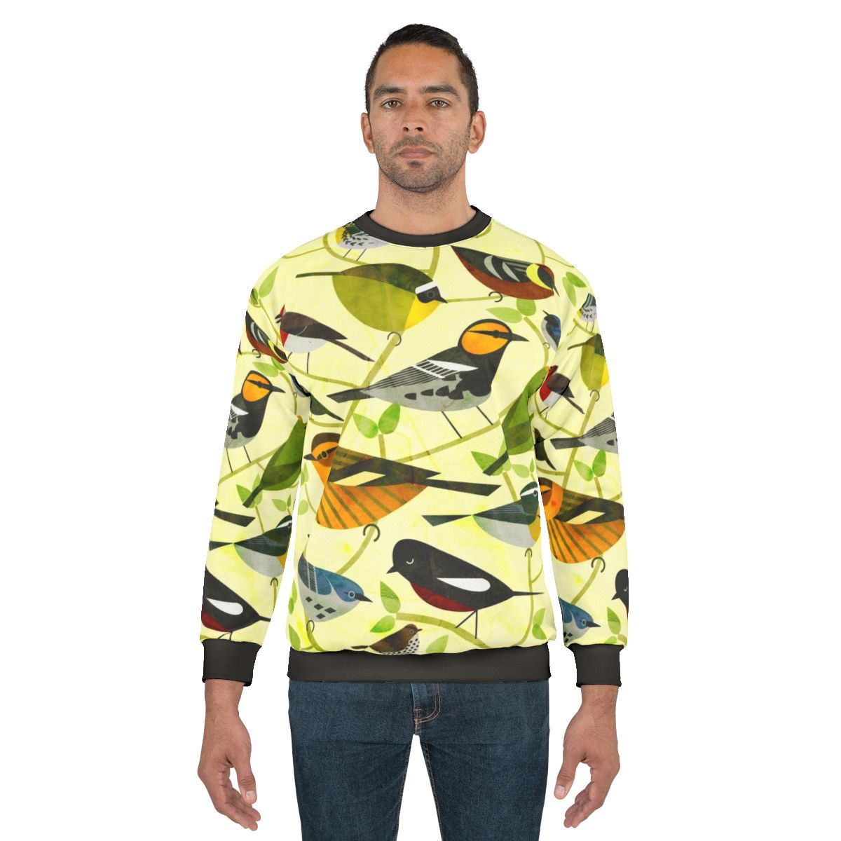 New World Warblers Bird Species Graphic Design Sweatshirt