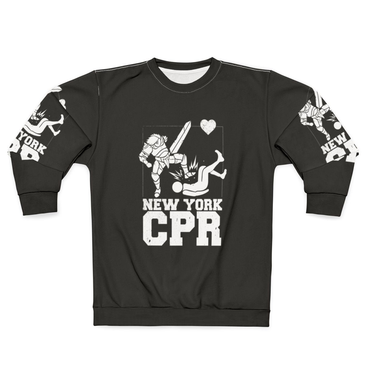 New York CPR Black Sweatshirt, video game merchandise