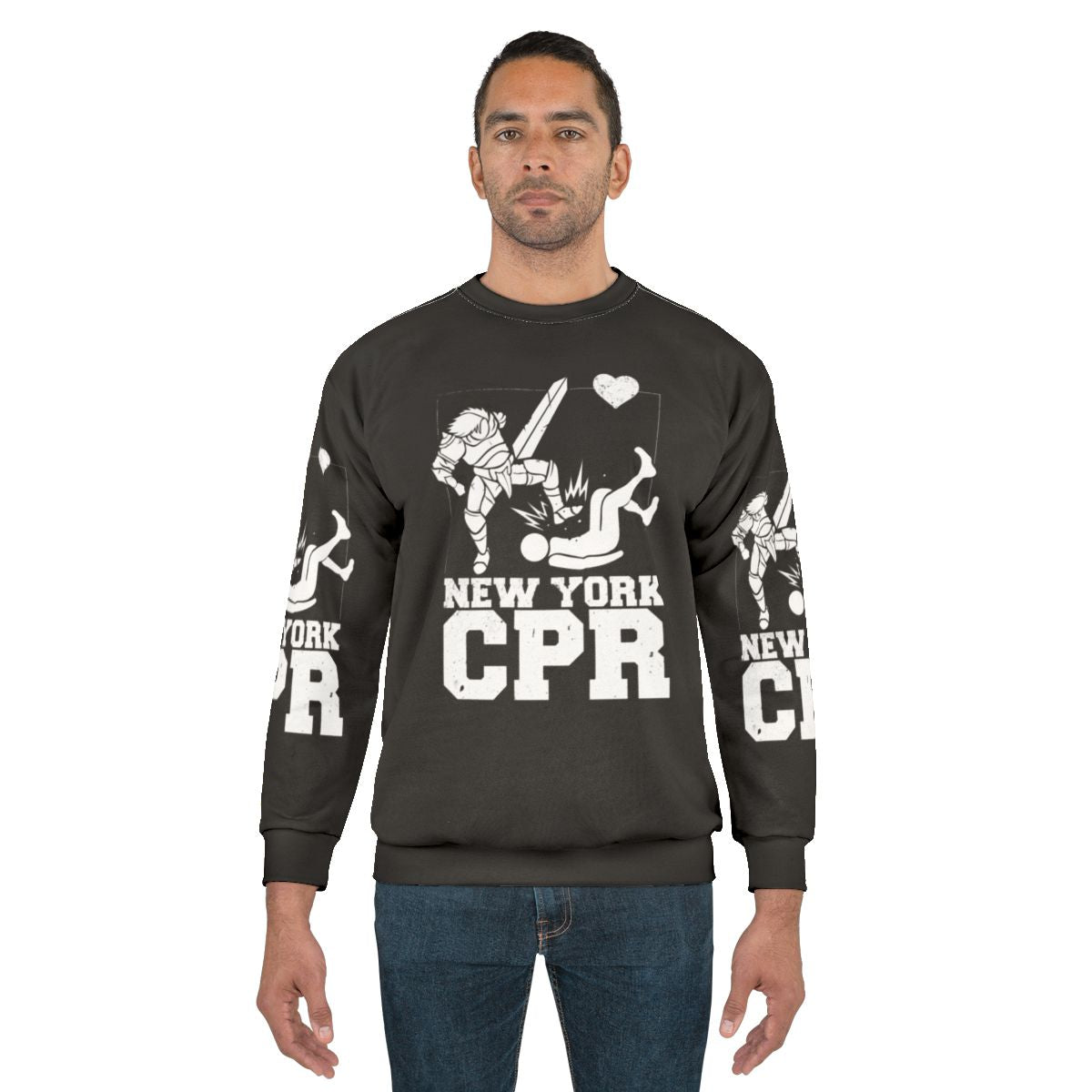 New York CPR Black Sweatshirt, video game merchandise