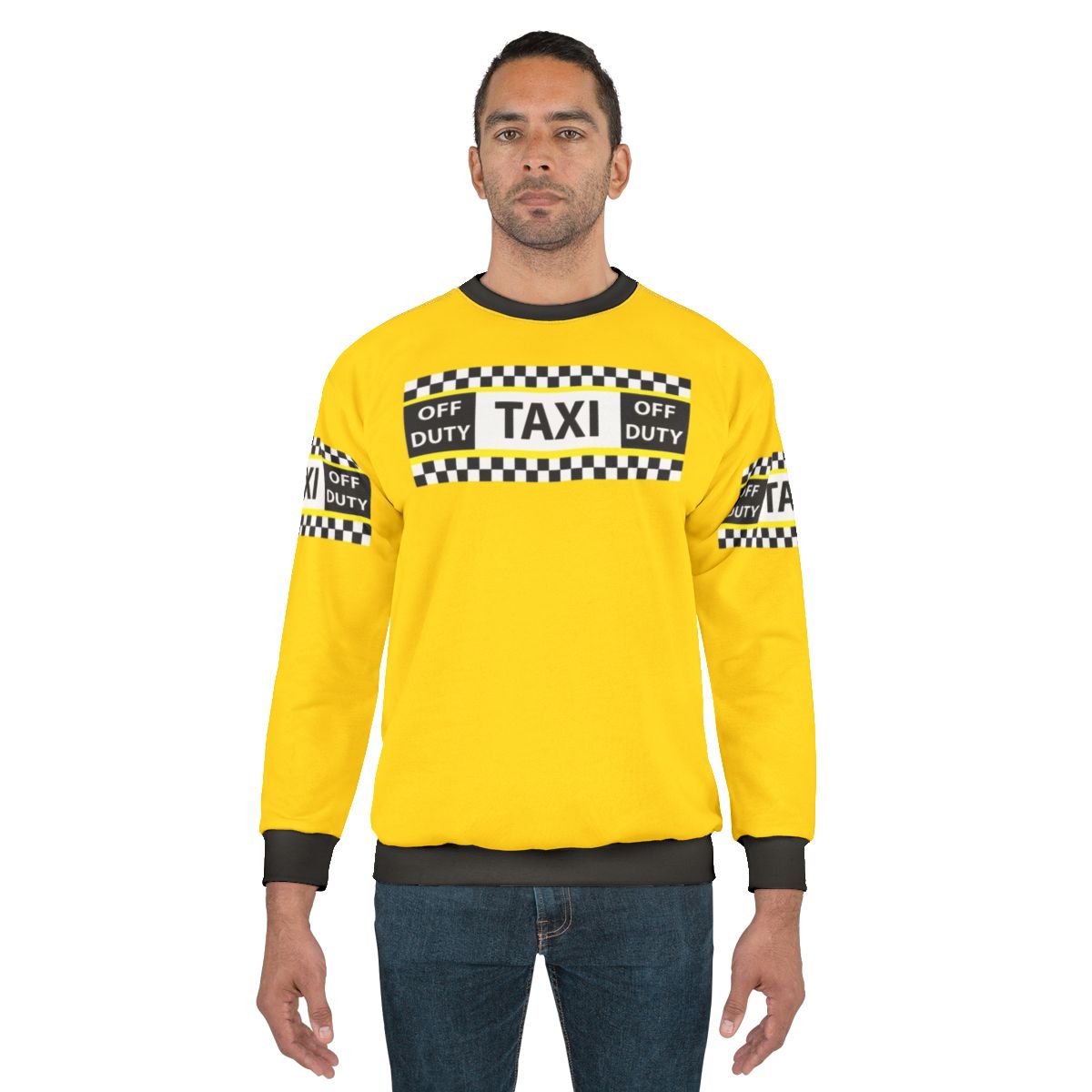 New York Yellow Taxi Cab Off Duty Sweatshirt