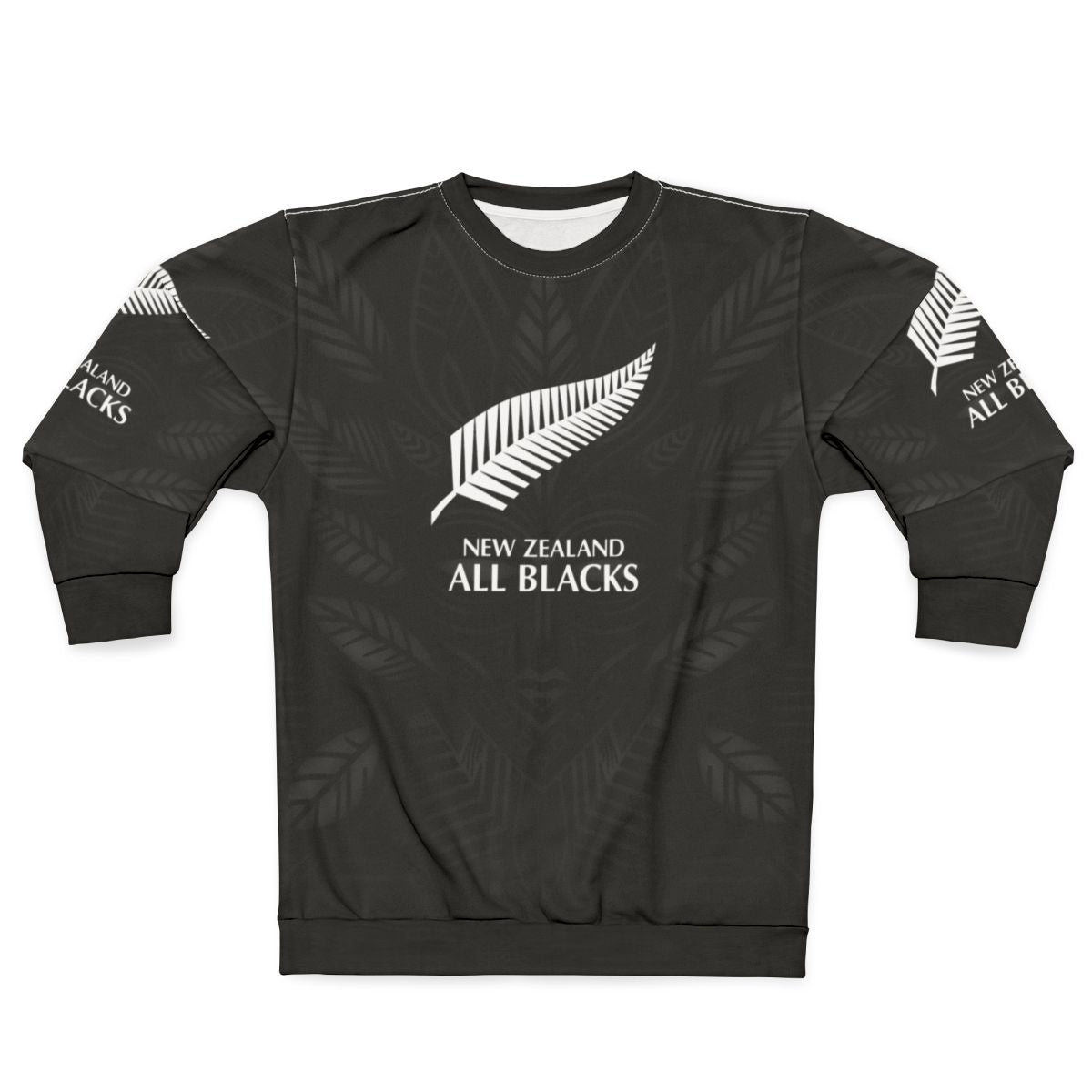 New Zealand All Blacks Rugby Haka Team Spirit Sweatshirt