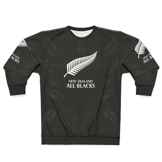 New Zealand All Blacks Rugby Haka Team Spirit Sweatshirt