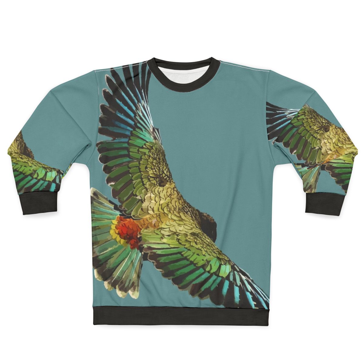 Kea Sweatshirt - Featuring the Iconic Alpine Parrot of New Zealand