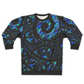New Zealand Maori Paua Tattoo Koru Design Sweatshirt