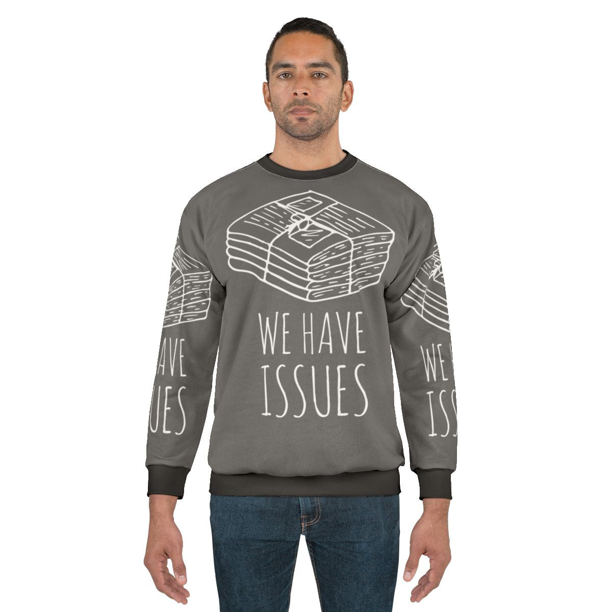 Newspapers We Have Issues Journalism Sweatshirt