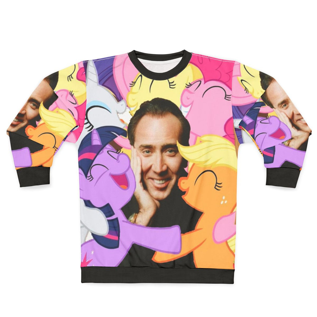 Nicolas Cage 'Nic And His Girls' custom graphic sweatshirt
