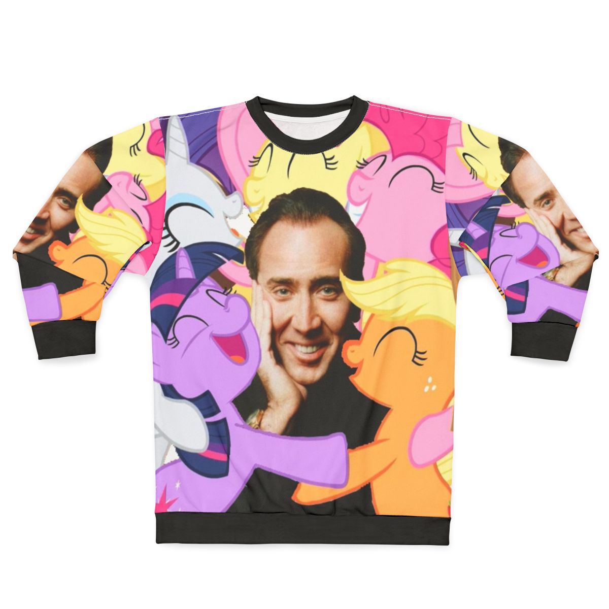 Nicolas Cage 'Nic And His Girls' custom graphic sweatshirt