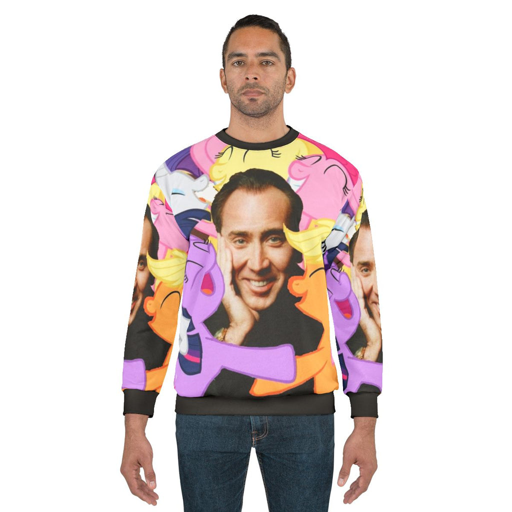 Nicolas Cage 'Nic And His Girls' custom graphic sweatshirt