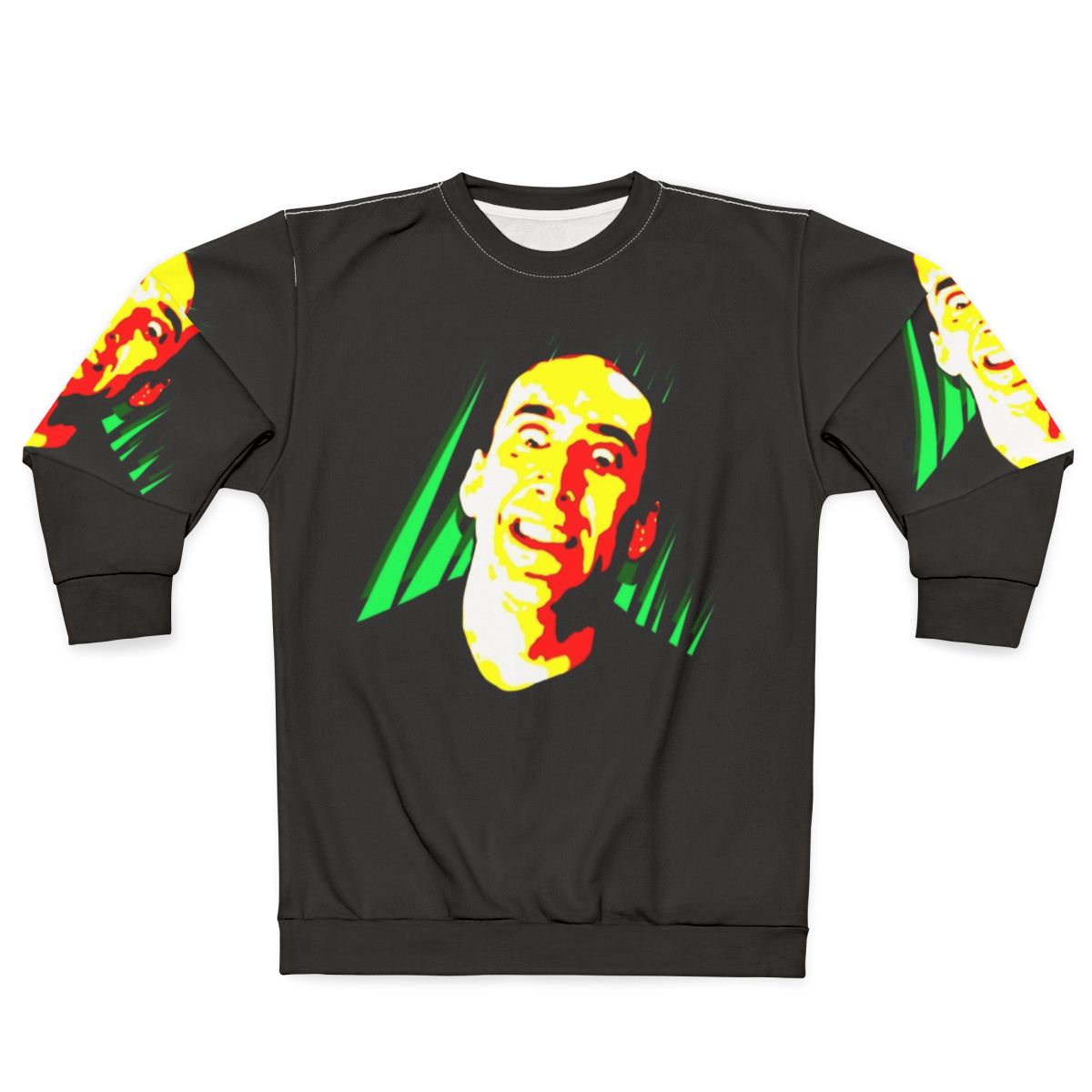 Nicolas Cage Creepy Smile Sweatshirt