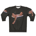Nicholas Cage taking a bath in a funny sweatshirt