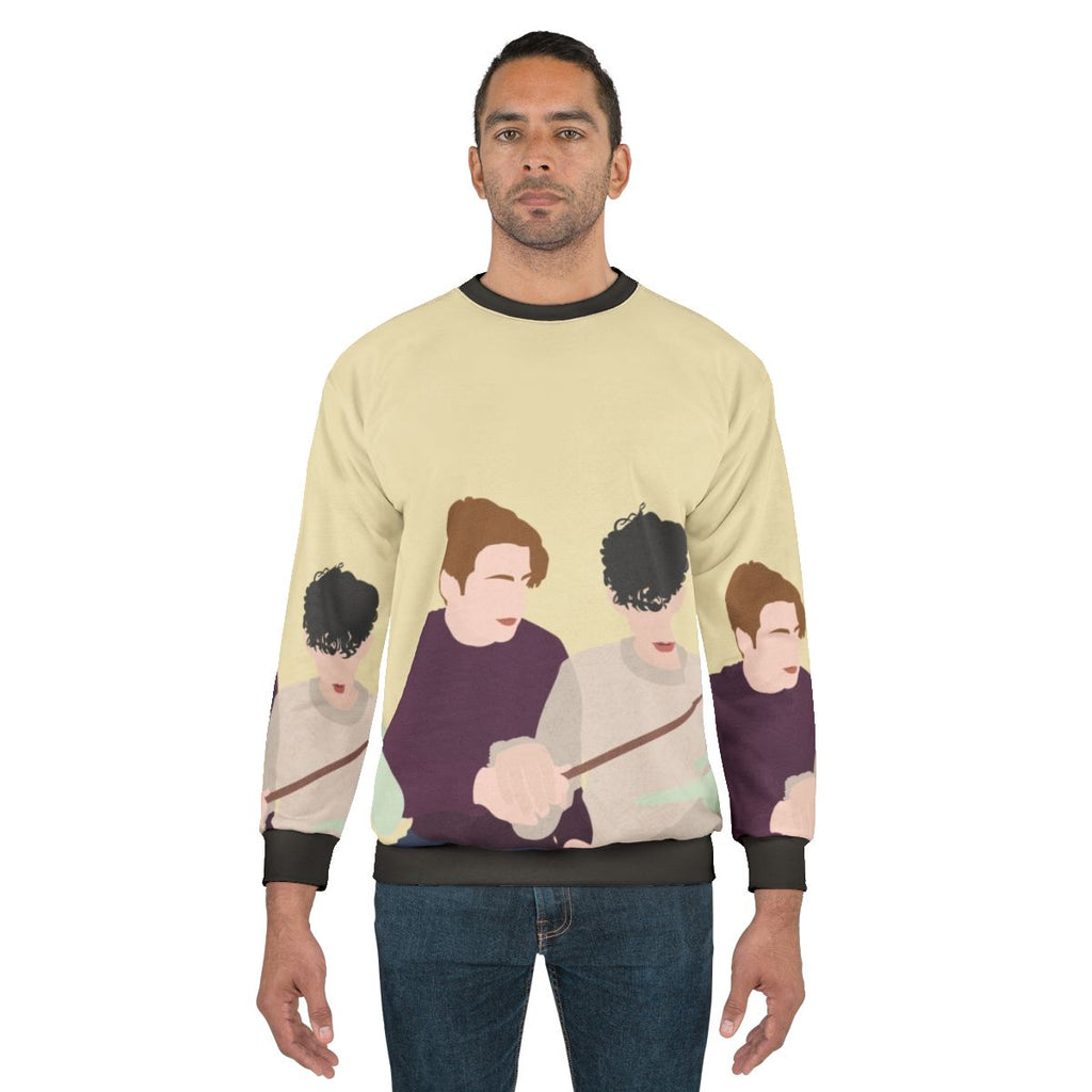 Heartstopper Nick and Charlie Drums Sweatshirt