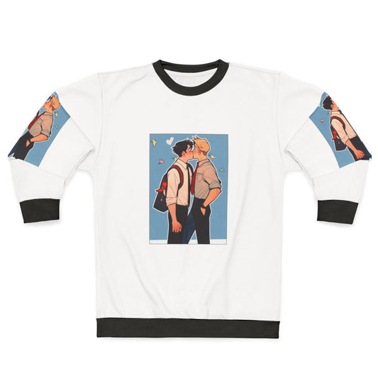 Nick and Charlie Heartstopper Netflix Fanart Sweatshirt