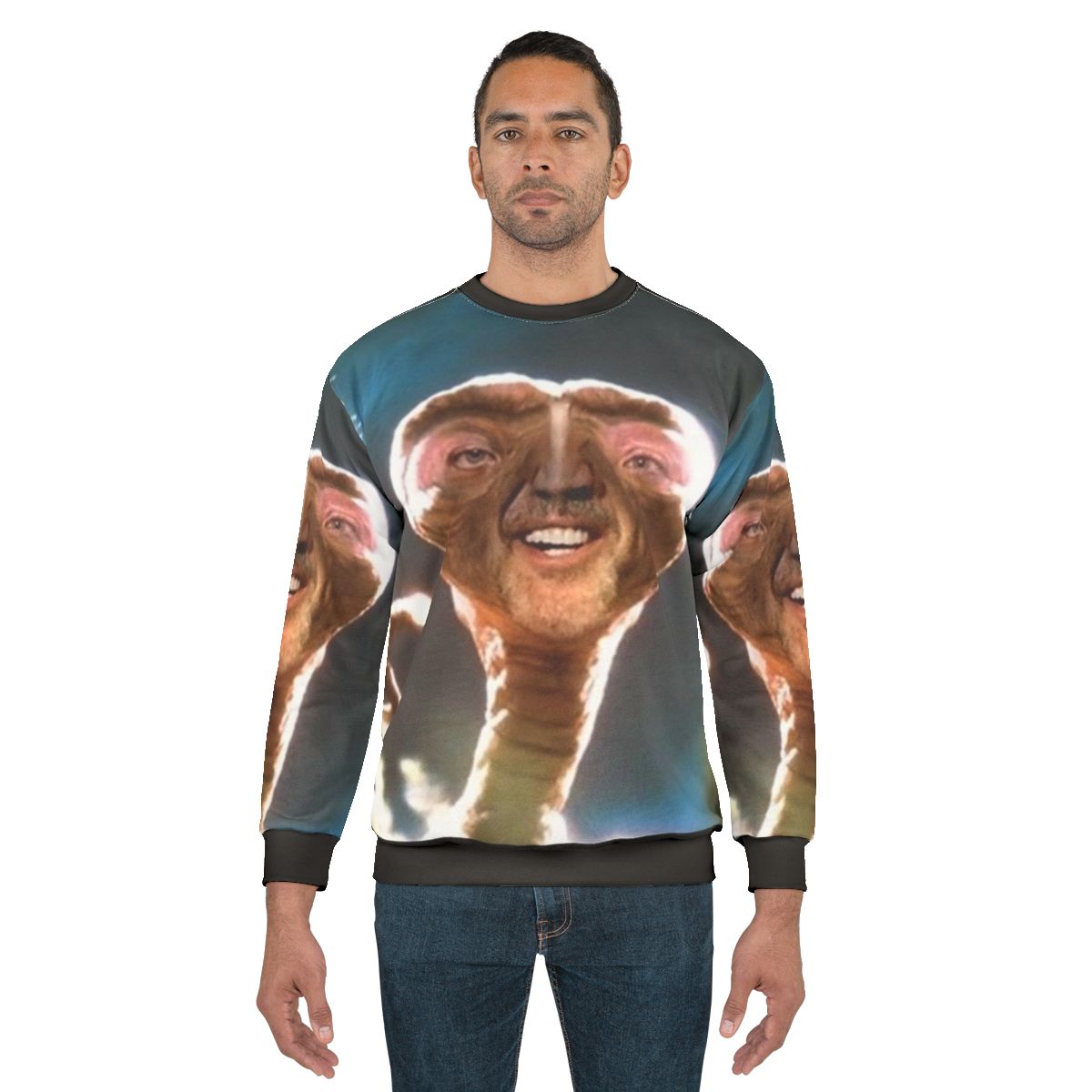 Nicolas Cage ET Meme Sweatshirt