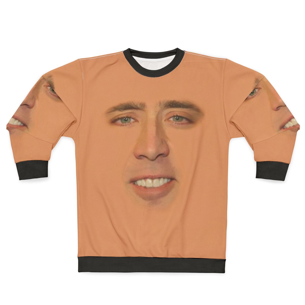 Nicolas Cage Face Sweatshirt