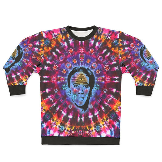 Nicolas Cage tie-dye Shambhala inspired sweatshirt