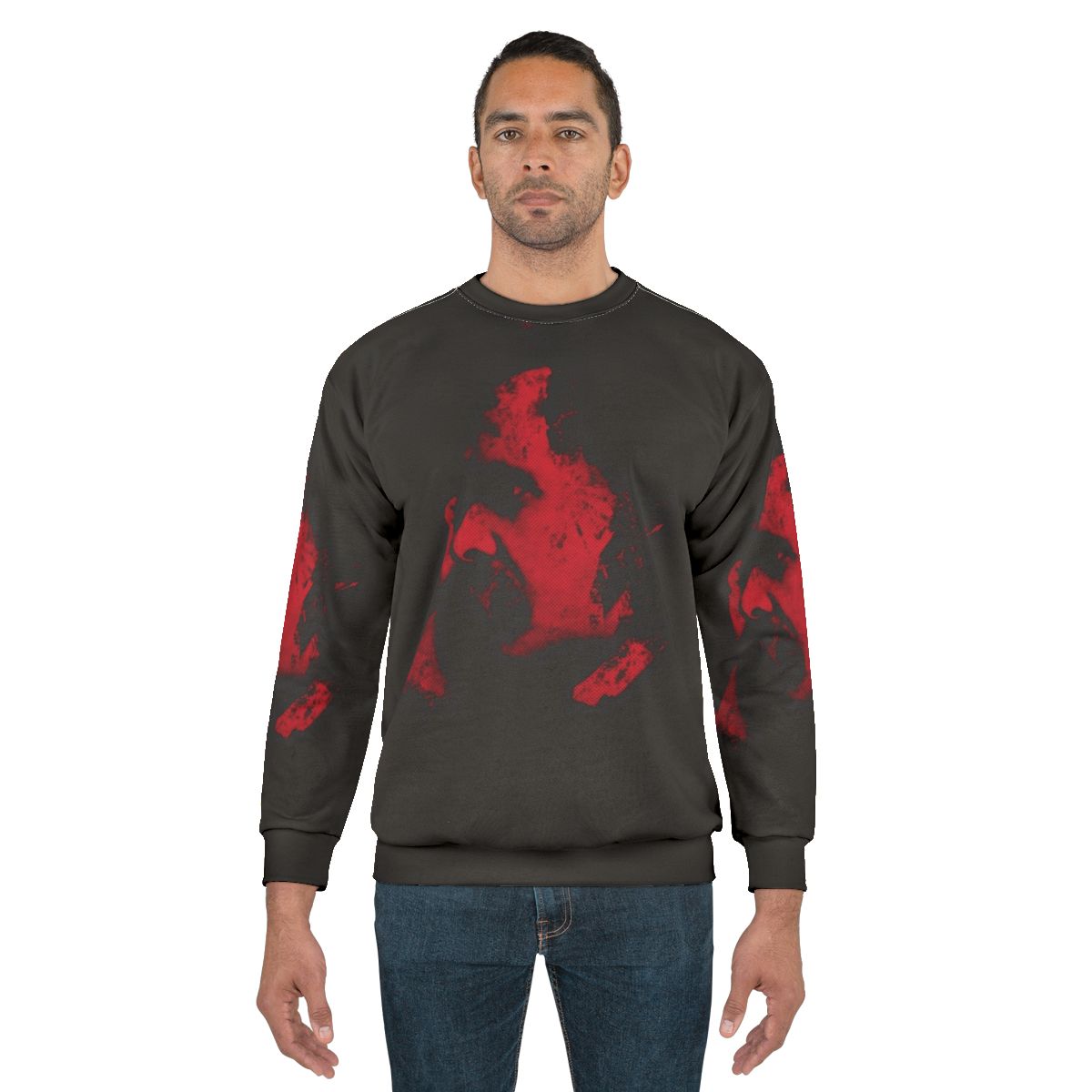 Nietzsche Portrait Sweatshirt - Philosophy Apparel for Critical Thinkers