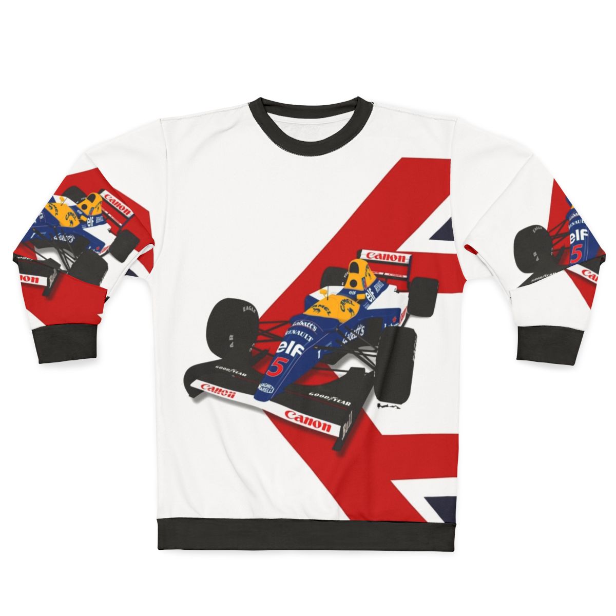 Nigel Mansell Williams Renault FW14B Formula 1 Racing Sweatshirt