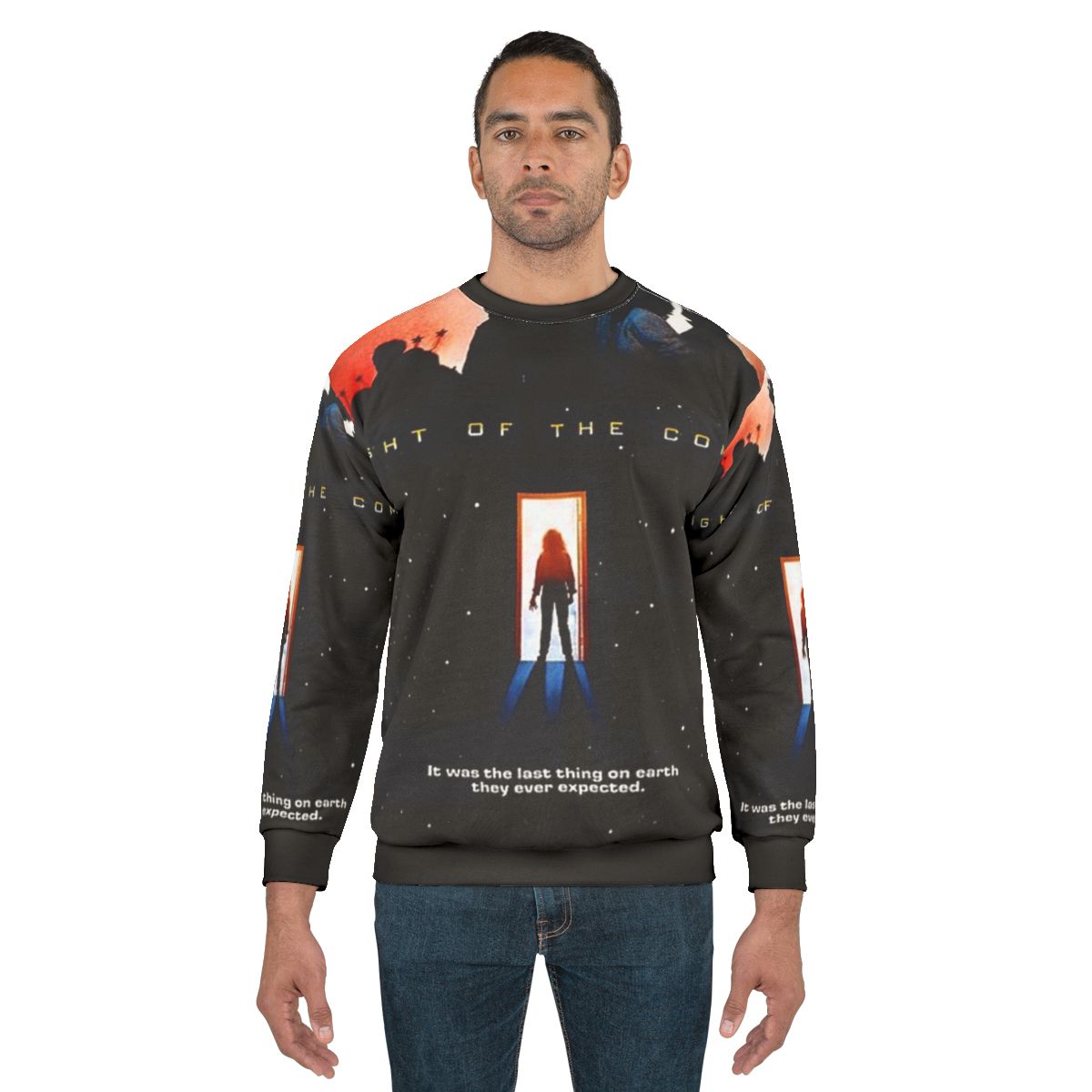 Night of the Comet 80s horror themed retro sweatshirt