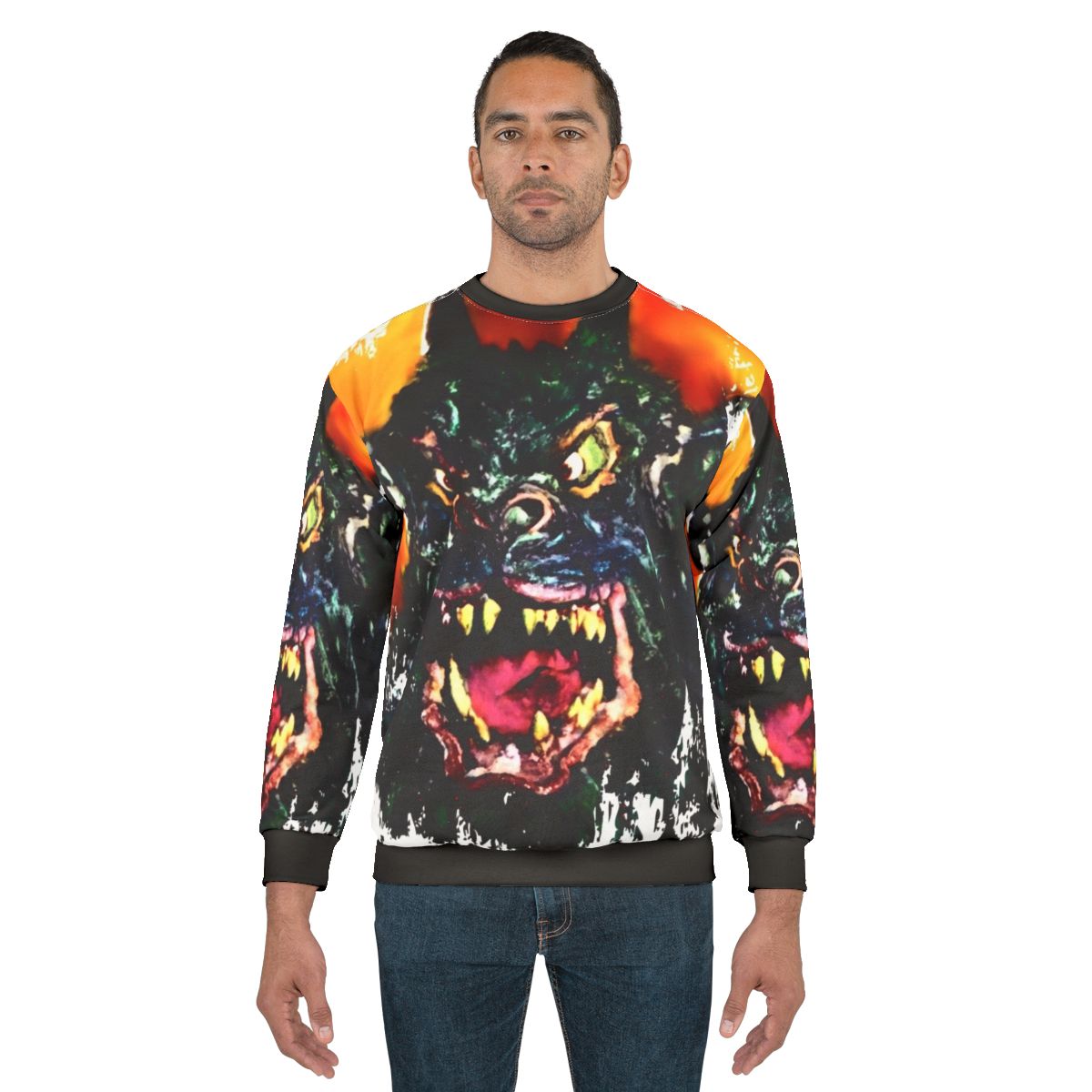 Night of the Demon Sweatshirt - Retro Horror Inspired Fashion