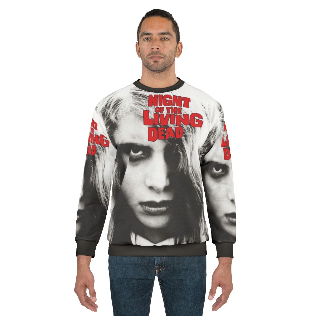 Night Of The Living Dead Zombie Girl Horror Sweatshirt