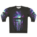 Enchanting aurora sweatshirt with a stunning design of the northern lights