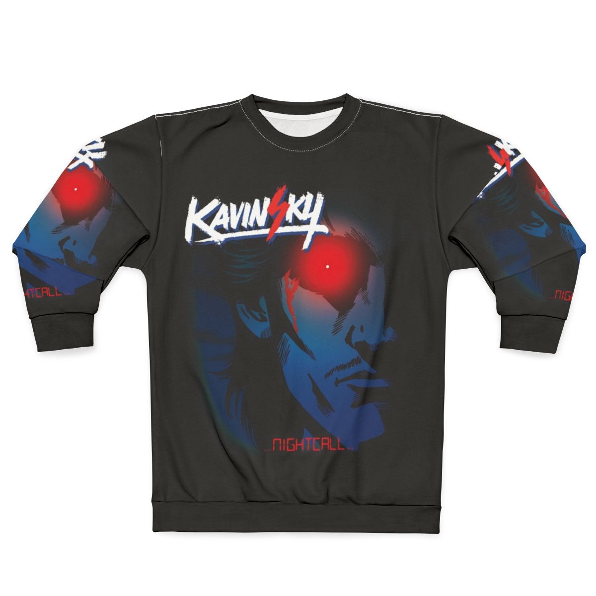 Retro Nightcall Sweatshirt featuring Kavinsky Scorpion inspired design