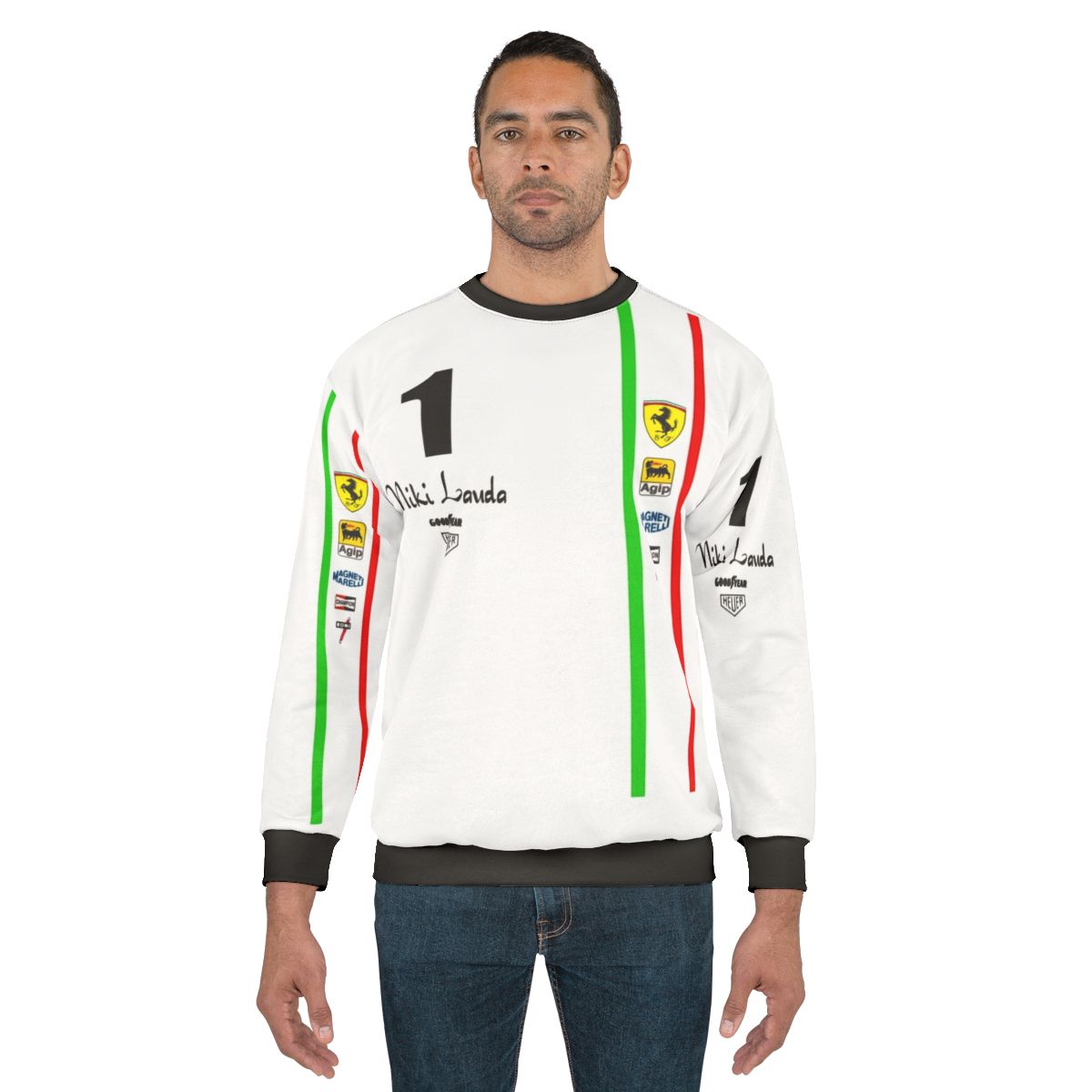 Niki Lauda Ferrari F1 1976 1975 Retro Sweatshirt