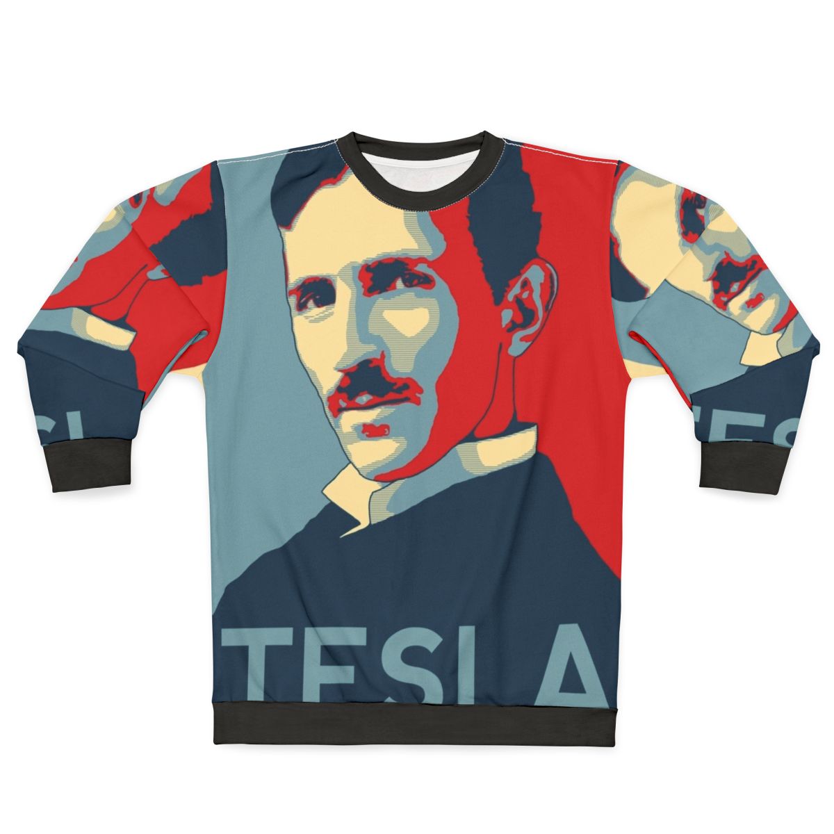 Nikola Tesla Inspired Sweatshirt with Tesla Coil Design