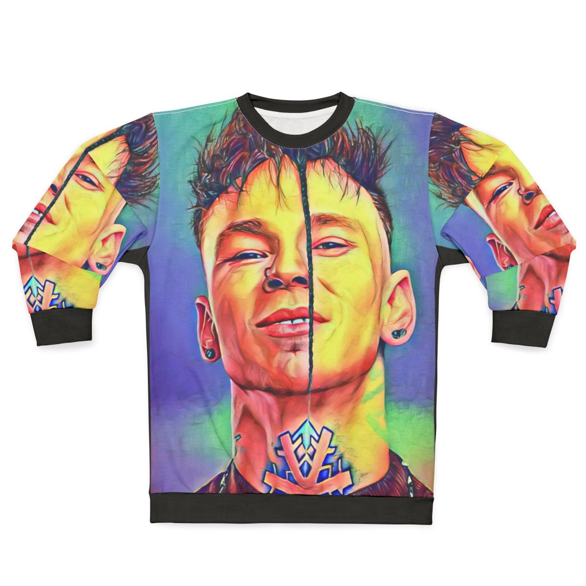 Niletto Russian Singer Colorful Sweatshirt