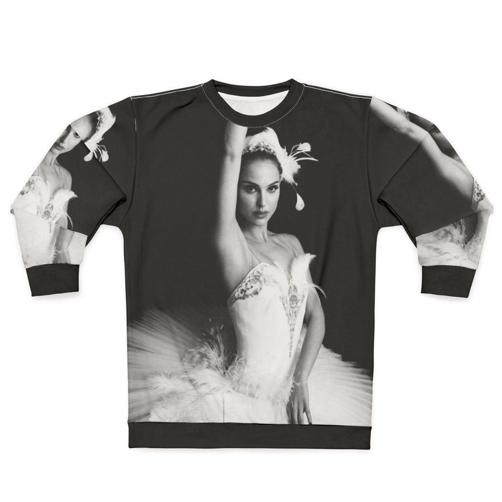 Black Swan Ballet Sweatshirt with Film Inspired Design