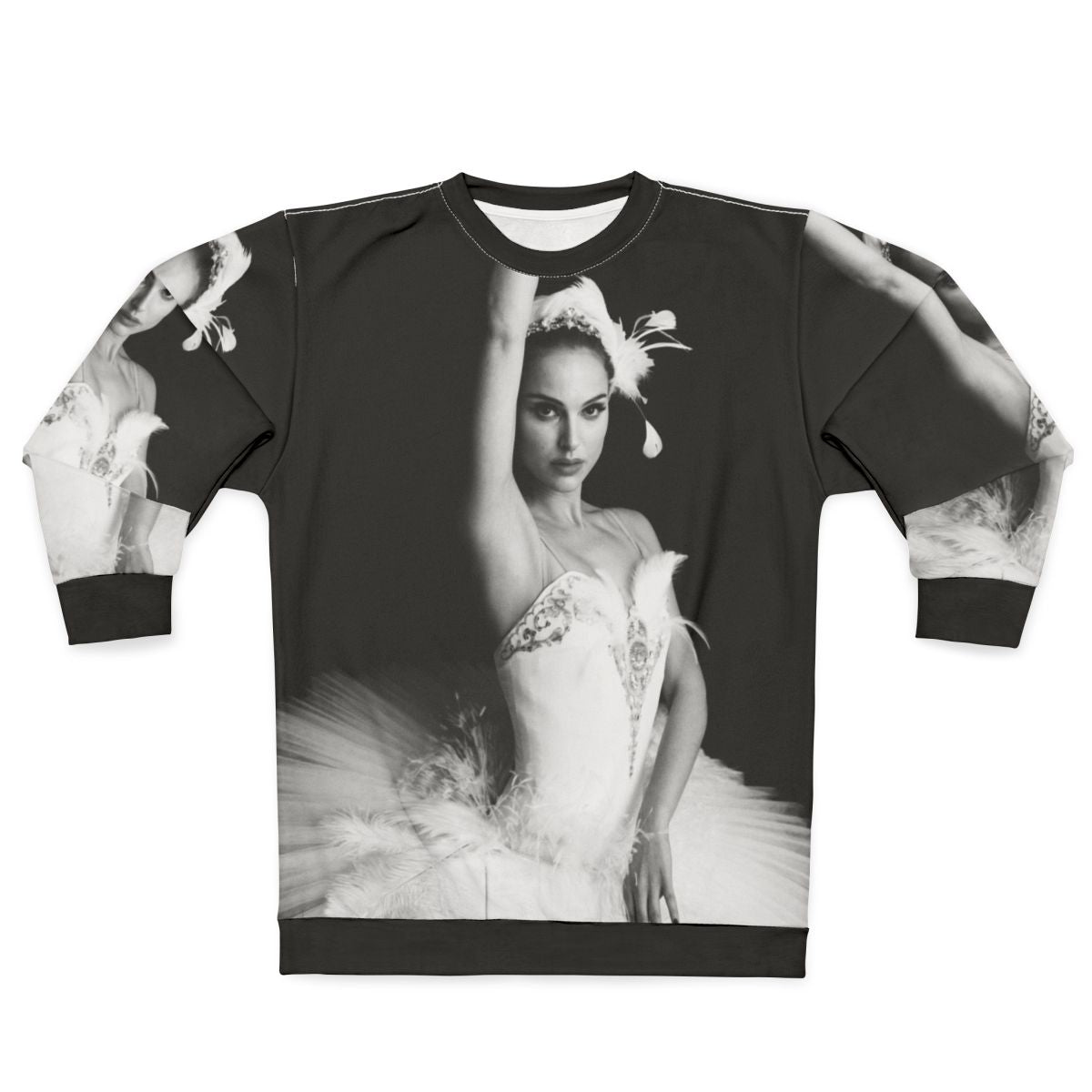 Black Swan Ballet Sweatshirt with Film Inspired Design