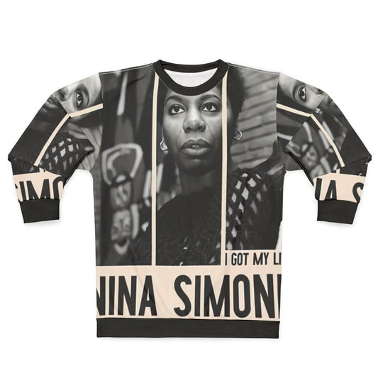 Nina Simone Jazz Concert Poster Vintage Sweatshirt