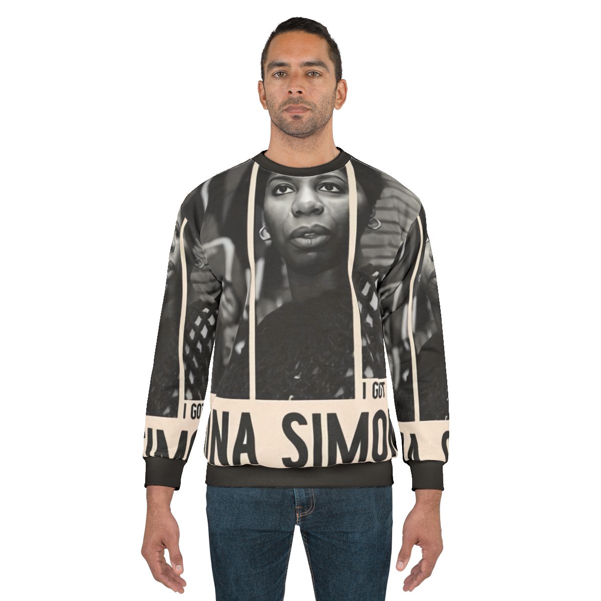 Nina Simone Jazz Concert Poster Vintage Sweatshirt