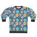 Nineties Dinosaur Pattern Sweatshirt