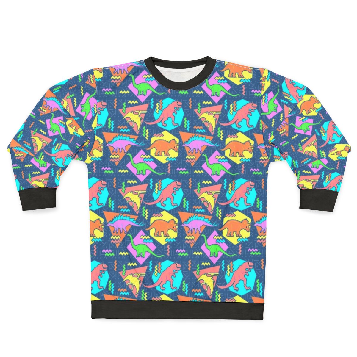 Nineties Dinosaur Pattern Sweatshirt