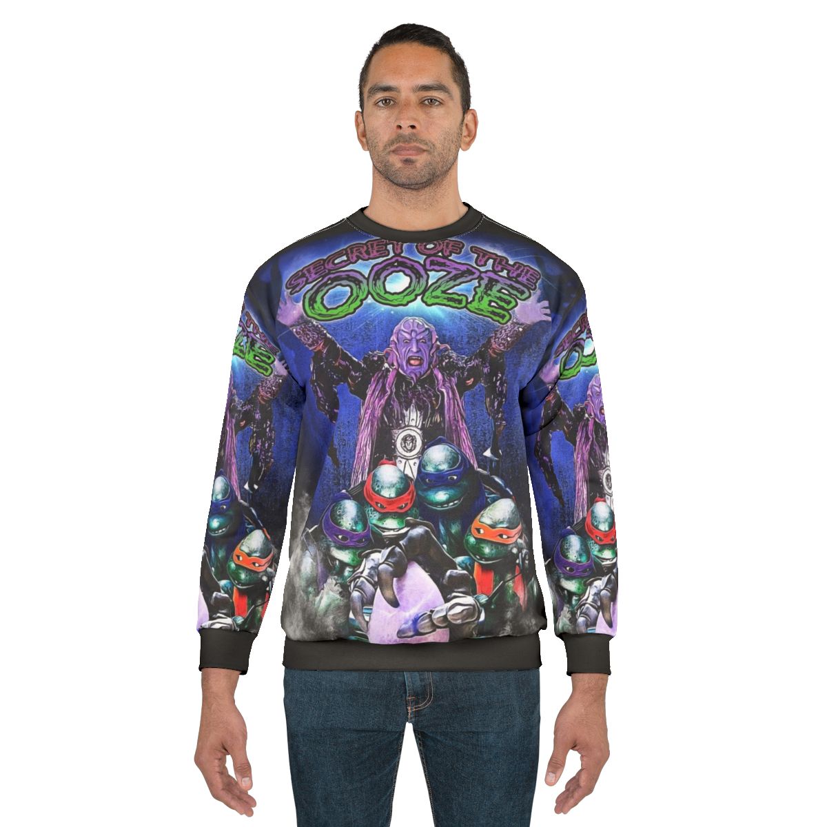 90s Ninja Turtles "The Secret of the Ooze" Mashup Sweatshirt