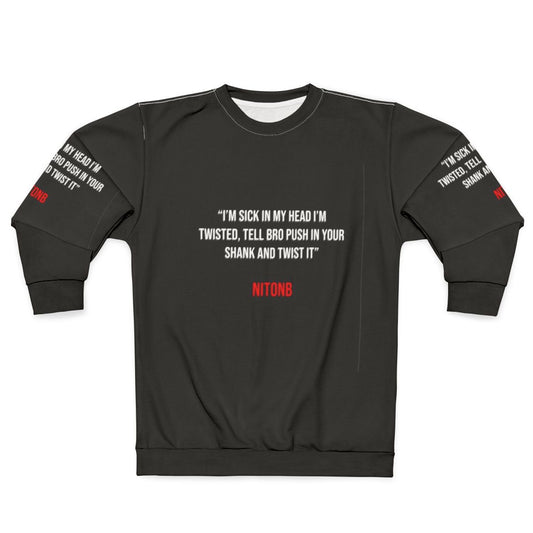 Nitonb UK Drill Grime Bar Sweatshirt