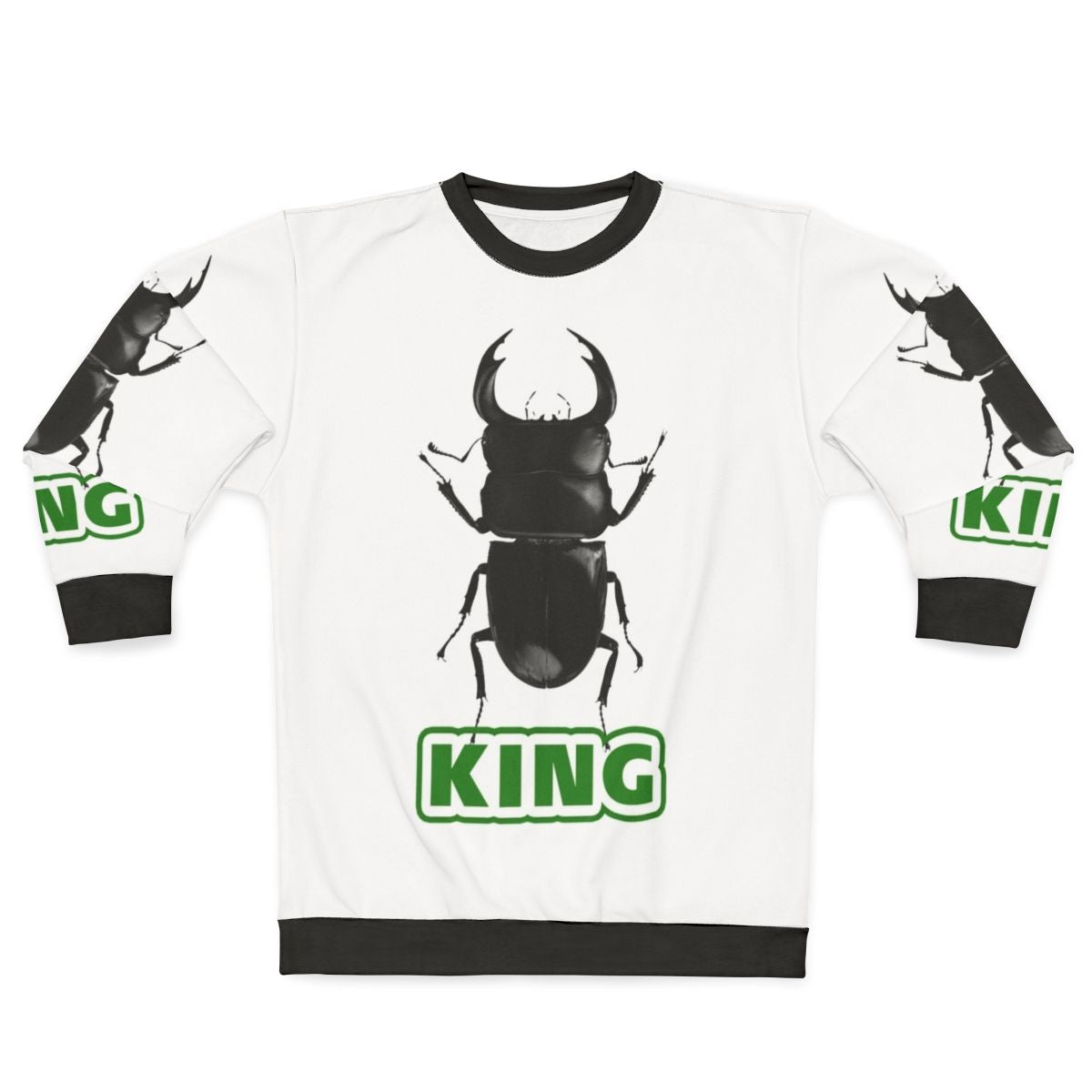 No More Heroes King of Beetles Glittering Black Sweatshirt