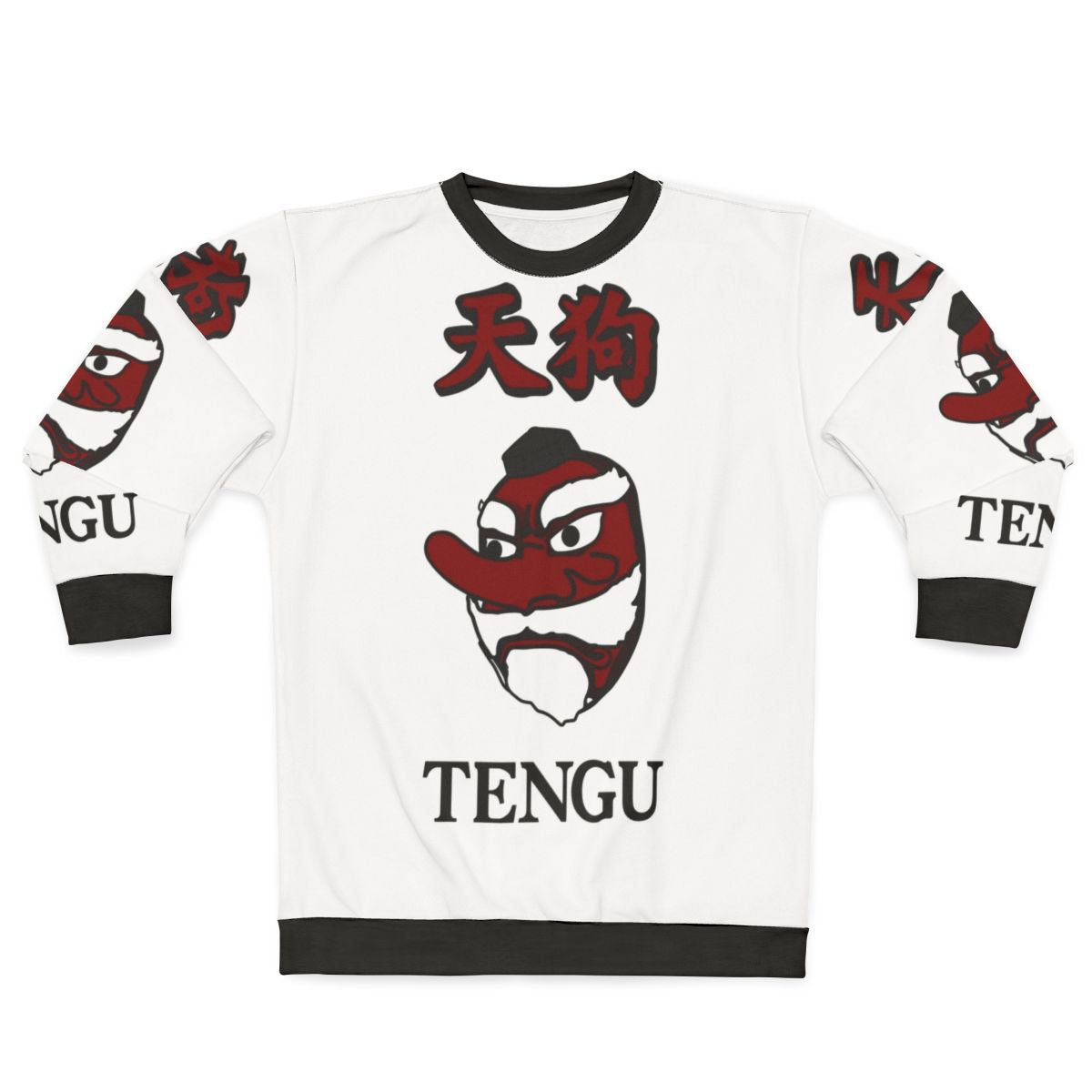 Tengu Sweatshirt with Japanese Mythical Creature Design
