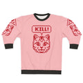 NMH3 Cat Sweatshirt - Vibrant cat design inspired by No More Heroes 3 video game
