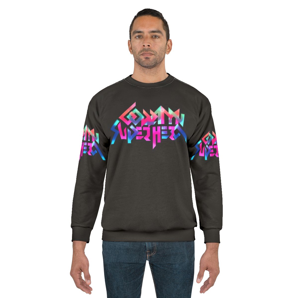 Superhero Sweatshirt featuring No More Heroes by Suda 51