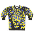 Leopard print sweatshirt with a stylish and wild design