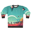 No Man's Sky Horizon Sweatshirt featuring space exploration and gaming graphics