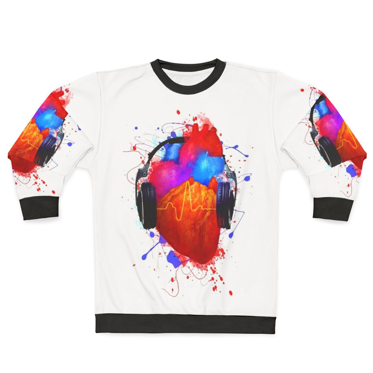 "No Music No Life" Music Lover's Sweatshirt