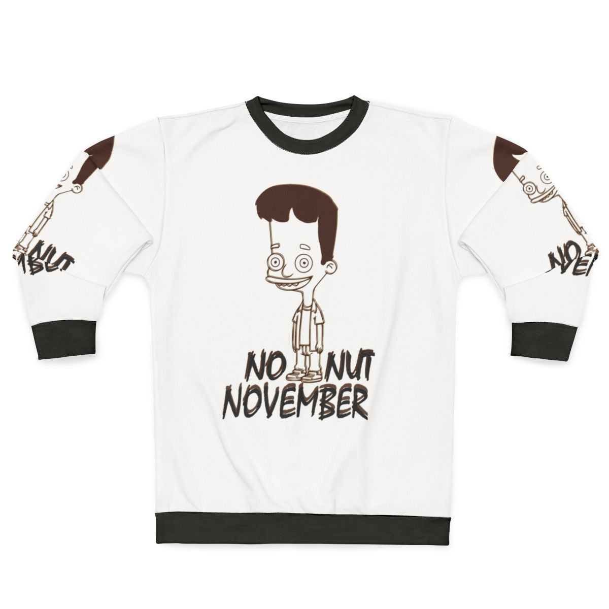 No Nut November Sweatshirt featuring the Hormone Monster from Big Mouth on Netflix