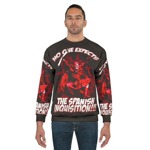 "No One Expects The Spanish Inquisition" Funny Monty Python Themed Sweatshirt